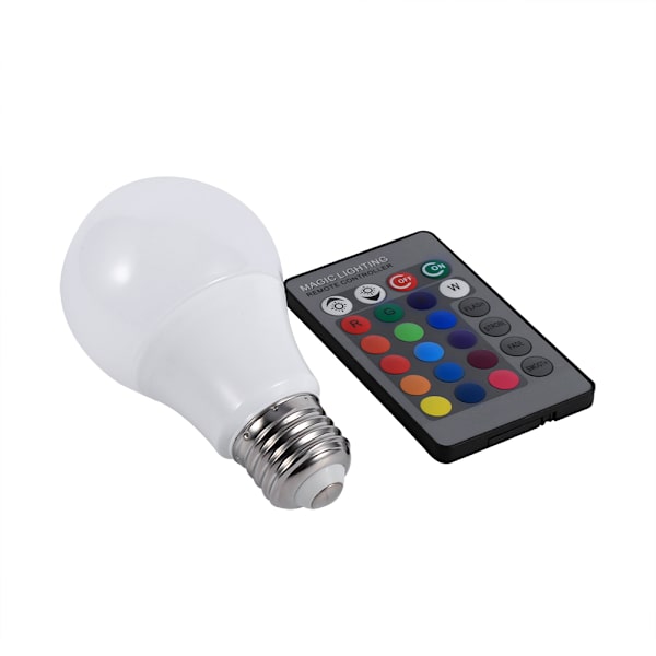 16-färgad LED RGB-lampa med fjärrkontroll 85V-265V RGB-5A (5WE26)
