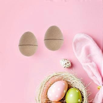 10 stk. Påskeegg DIY Egg Ornament Dekorative Egg Påske DIY Håndverk Maling Påske DIY Dekorasjon Malbare Egg Blank DIY Håndverk Egg