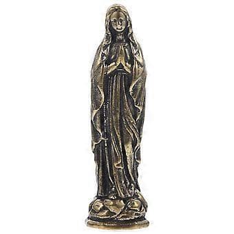 Jomfru Maria Figur Miniature Jomfru Maria Statue Katolsk Skulptur Religiøs Stil Statue