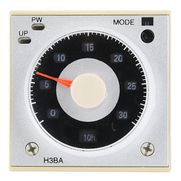 Tidsrelä Multifunktionell Hög Noggrannhet 8-polig Timer 1,2s till 300h 220VAC/24VDC/AC24VDC/AC