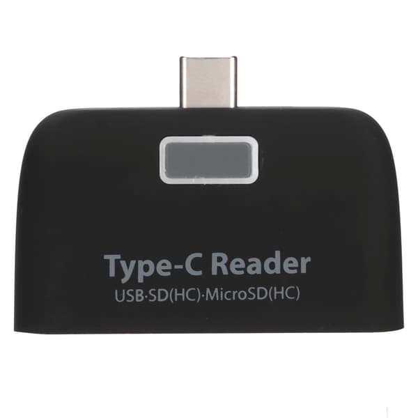 4-i-1 Type-C Kortlæser med OTG USB 2.0 Kortlæser til Android Telefon og Tablet
