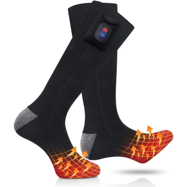 Oppvarmede sokker, elektriske sokker Fotvarmere Oppladbart batteri He