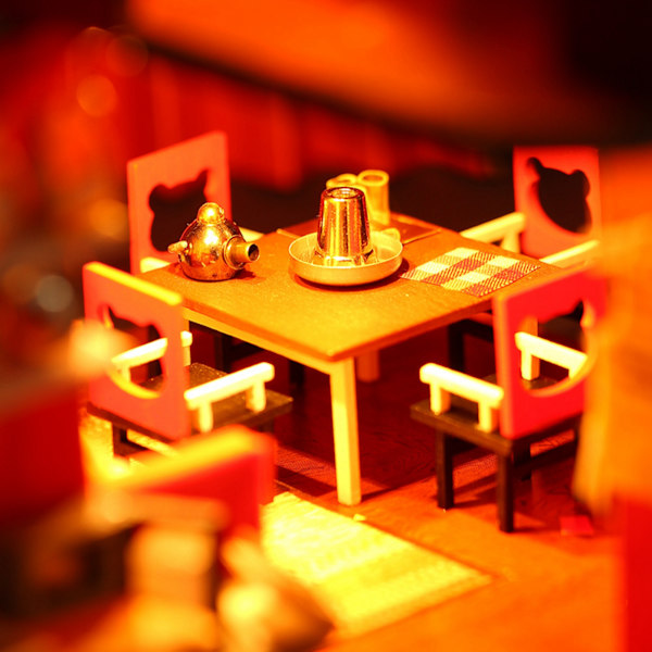 Miniatyr Dukkehustmodeller Kit Miniatyr Dukkehust Møbler Tilbehør Leke Bursdagsgave
