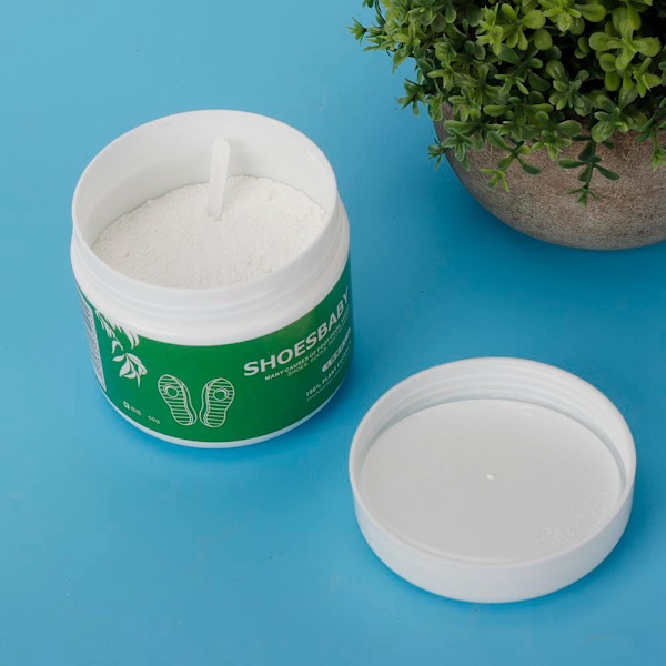 Fotsvette- og Luktfjerningspulver for Sko og Sokker - Deodorantpulver 60g