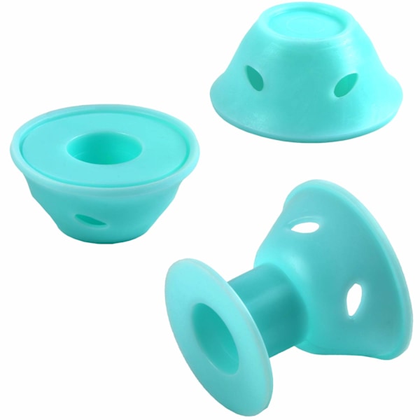 Silikon Hårrullar Set, Ingen Värme Halkfri Design, Mjukt Material För Bekväm Användning, Lätt Att Rengöra Och Bärbar, Perfekt Present Till Kvinnor Och Flickor