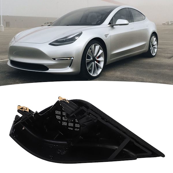 Tweeter Højttaler Dæk Trim 1095686 00 F Støvsikkert Sort Udskiftning Til TESLA MODEL 3 2017‑2023