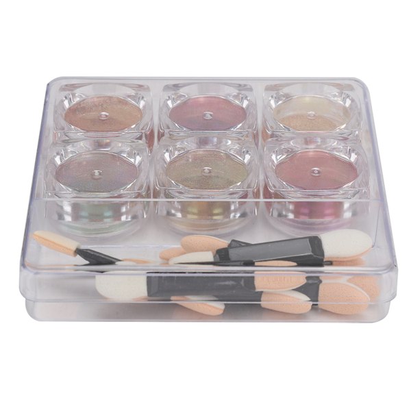 Nagelkonst Glitterpulver Exklusiv Nagel DIY Dekoration Drivsand Glimmande Pulver Manikyr VerktygLJ-01