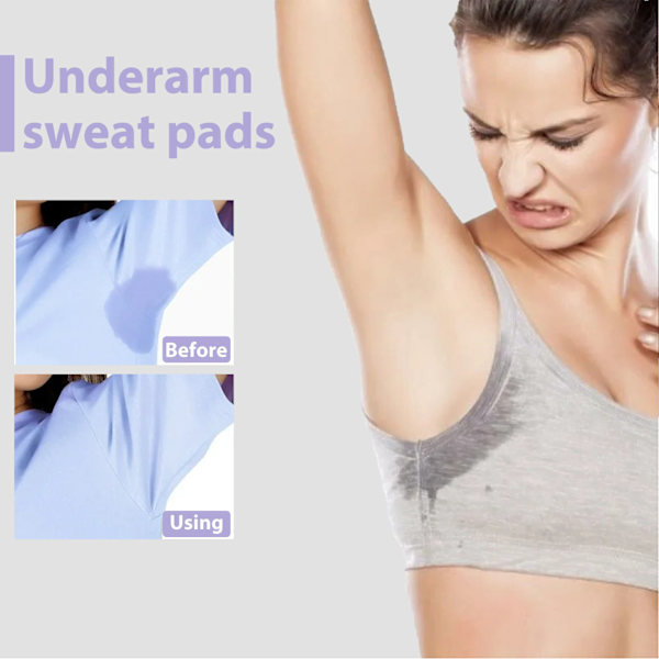 12 st Armhåla Svett Pads Sommar Engångs Andningsbara Underarm Svett Absorberande Pad för Män Kvinnor