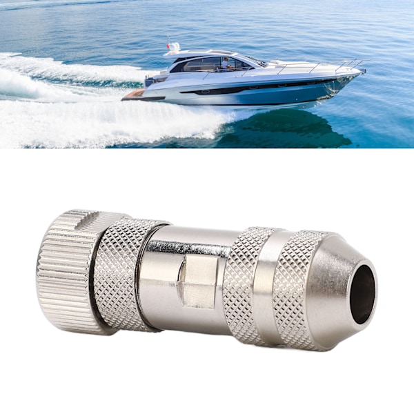 M12 Sensor Connector 8-polet IP67 Vanntett Kaldpressing Hunn Aviation Plug for Bil Bobil Båt