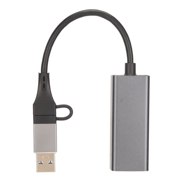 Hyper Speed USB 3.0 Hub for Lynraske Dataoverføringer, Plug and Play Ethernet-adapter for Sømløs Tilkobling