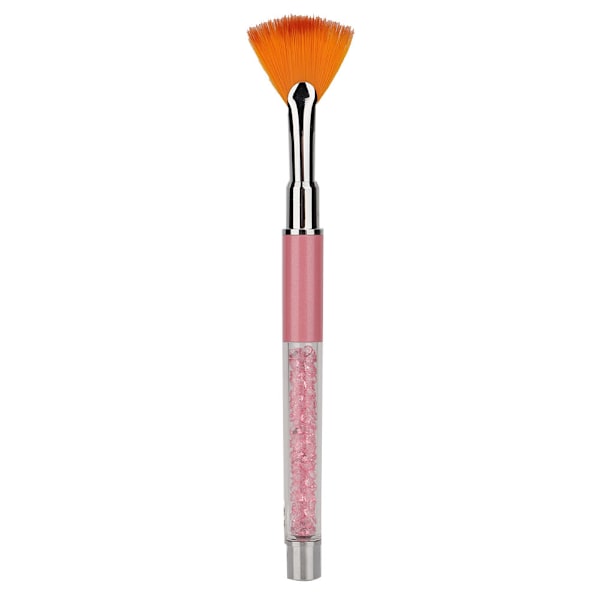 Tuulettimen muotoinen kynsilakkapensseli Glitter-kukka-piirustusmaalaus Gradient-kynä Manikyyriväline Pinkki