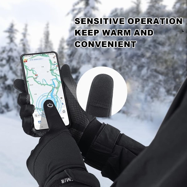 Vinter Vattentäta Varma Handskar Herr Dam Touchscreen Handskar för