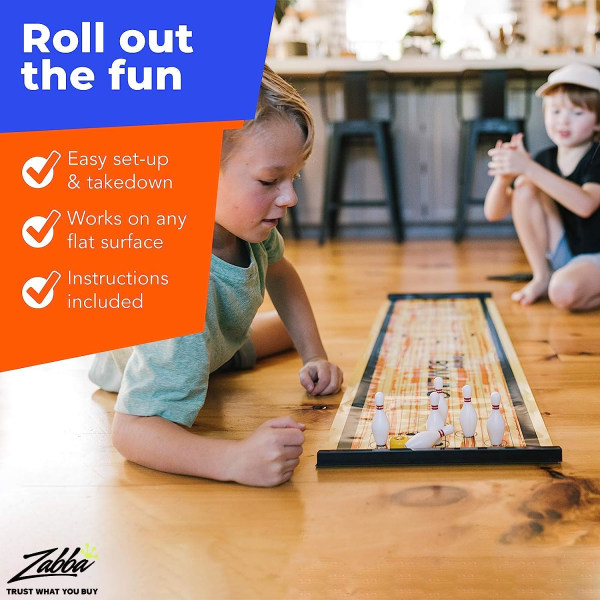 Bowlingspel - Bordsspel inomhus för hela familjen, barn och