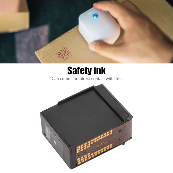 Mini-skrivarbläckpatron Ersättning Bärbar Tillfällig Tatueringsskrivare Maskinpatron 15ml Bläck Svart