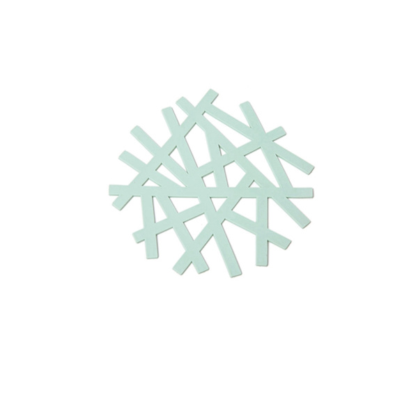 Epäsäännöllisen muotoinen ontto liukumaton lämmöneristysalusta kupille, kulholle ja muille - Kotivarusteet (Vihreä, L)