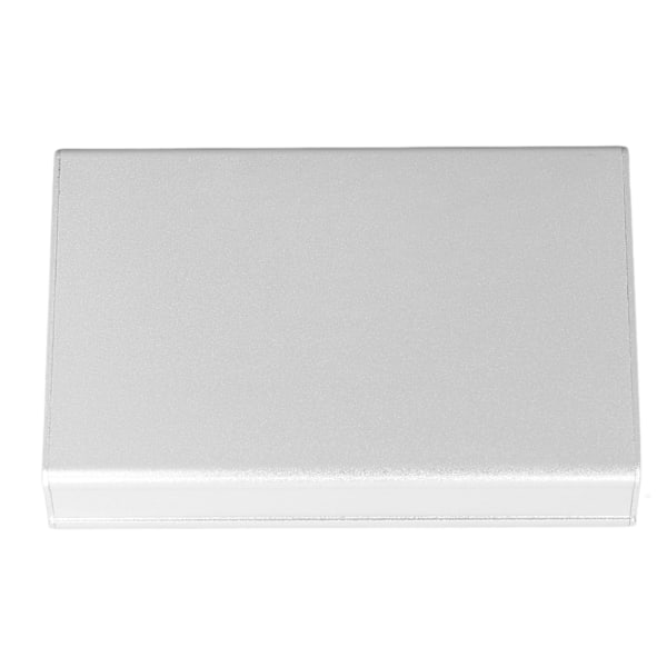 Projektbox i aluminiumlegering, integrerad matt silver, DIY-instrumentlådor för PCB-kablage 22x74x110mm