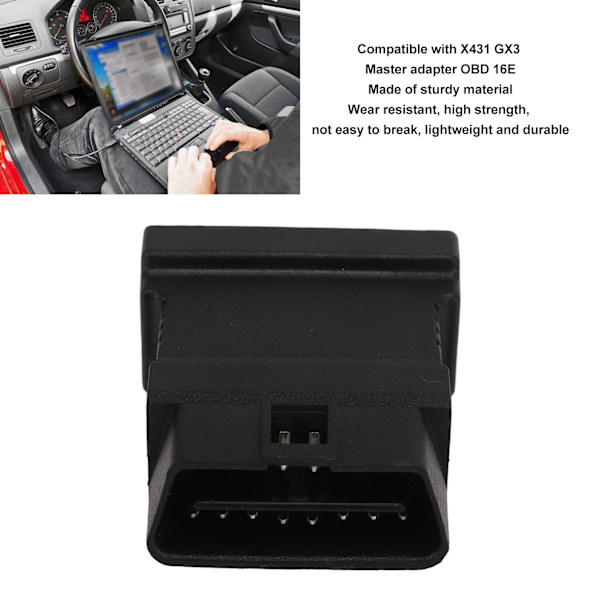 Smart OBD2 16E-kontaktplugg Konverteringsadapter Passar för X431 GX3 Master Adapter OBD16E