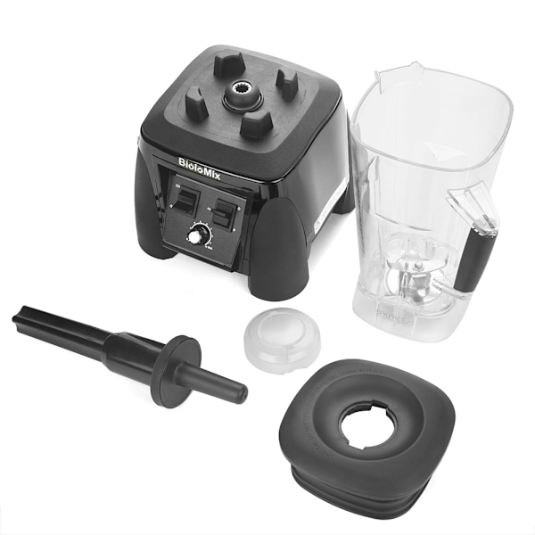2200W Elektronisk Kommerciel Blender Madprocessor Mixer Smoothie Juicer Sort US 110V