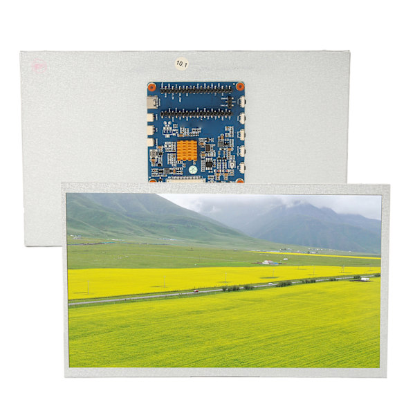 10,1 tums DVI-displaymodul Professionell 1024×600 upplösning Inbyggd OSD-meny IPS-panel Skärm för RPi Pico