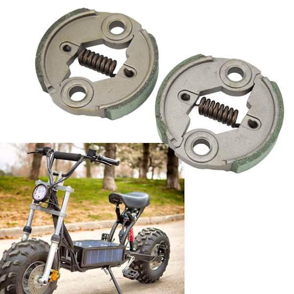 2 st. Kraftiga Kopplingsplattor i Aluminiumlegering, Slitstark för Mini-Cykel Minimoto Scooter
