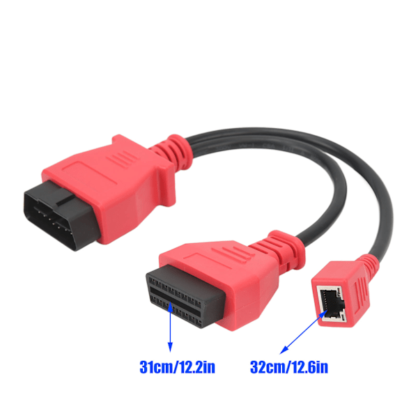 Programmeringskabel Connector Ethernet OBD2 Kabel Adapter til Autel MS908 PRO MS908S PRO MaxiSys Elite IM608 til F Chassis