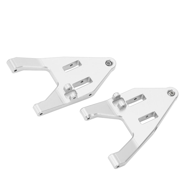 2 st RC Främre Nedre Bärarm Aluminiumlegering Exakt Passform Lättvikt för Udirc UD1002 UD1002se Silver