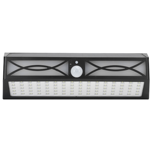 Solcellsdriven Vägglampa med Flammeffekt 152LED Rörelsesensor Vattentät ABS Utomhus Trädgård Gård Trappa