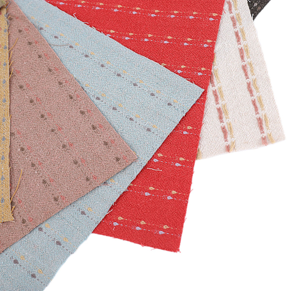 8 st Quilttyg 20x20cm Handarbete DIY Mjuk Hudvänlig Bomullstyg som Andas för Väskor Plånböcker