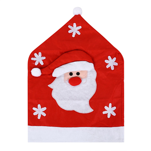 Julemann Santa Claus Stolhett Rød Stolkledning Juledekorasjon Beskyttelse Santa Claus Stolkledning