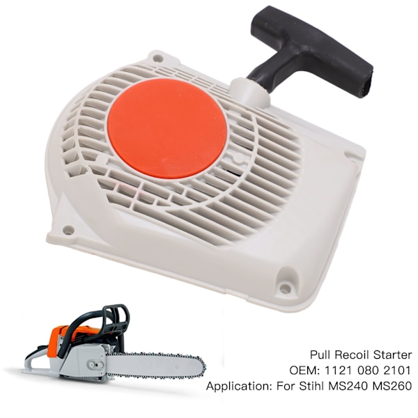 Tilbaketrekksstartersett 1121 080 2101 Høy ytelse for Stihl MS240 MS260 motorsager