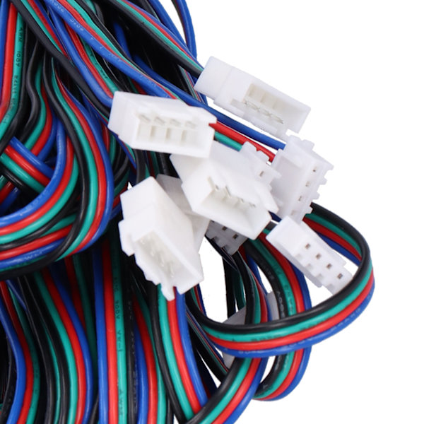 5 st Motorförlängningssladd Hane till Hona Voron 2.4 Extruderkabel för Laddningskontakt
