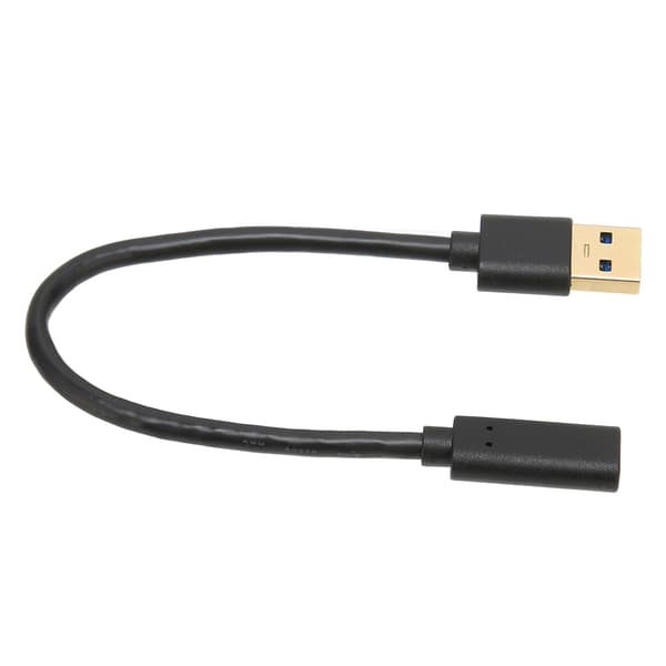 Effektiv USB-adapter til opladningssupport, kompakt design, dataoverførsel, magnetisk ring, god kompatibilitet, forgyldt 20 cm