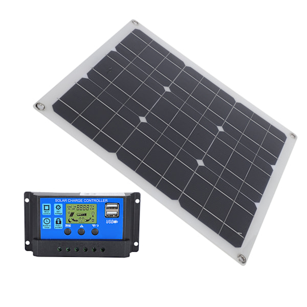 Solpaneler Utomhus Portabel Monokristallin Fotovoltaisk Solladdare med Kontroller