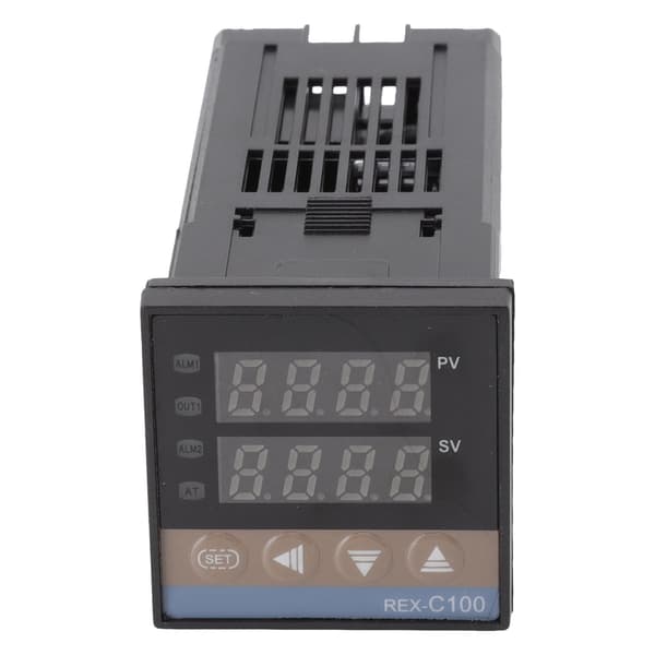 PID Termostat Temperaturregulator Set 0‑400℃ Digital Temperaturregulator med Termoelement Relä AC100‑240V