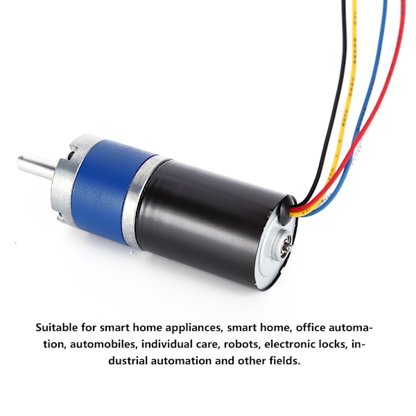 Borstlös DC-hastighetsreduceringsmotor Elektrisk metallväxel 36MM Hög vridmoment Låg ljudnivå 24V(120RPM )