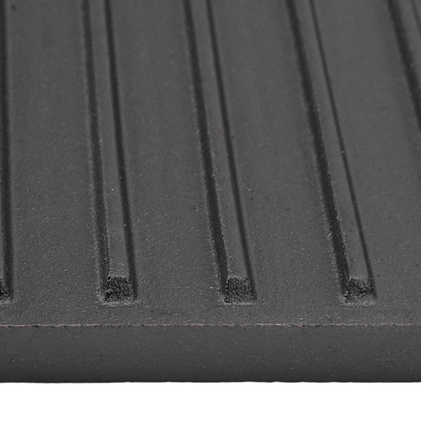 Grillrist Grillplate Hjemmekjøkken Støpejern Teppanyaki Plate Tykk Rektangulær Dobbeltsidig Grill 51x23CM