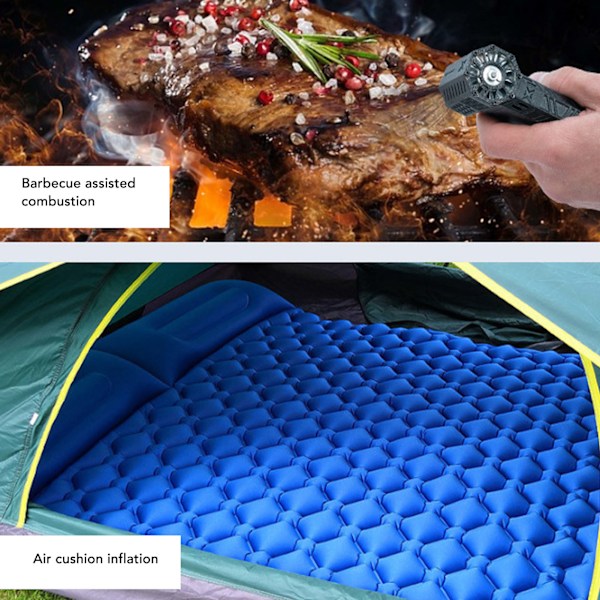 Kraftfull Turbo Fläkt Borstlös Motor 110000RPM 50+M/S Portabel Elektrisk Jetfläkt Luftblåsare för Snö Damm Vatten Rengöring