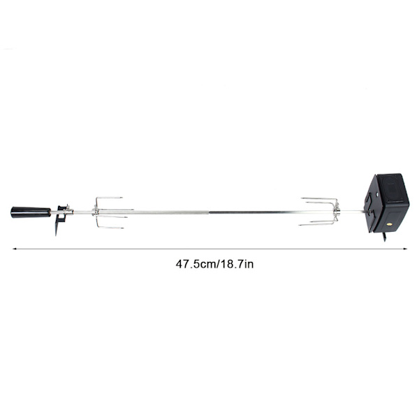 3V DC BBQ Motor Kit Grillgrill Rotisserie Elektrisk Motor Verktygssats EU-kontakt 220V