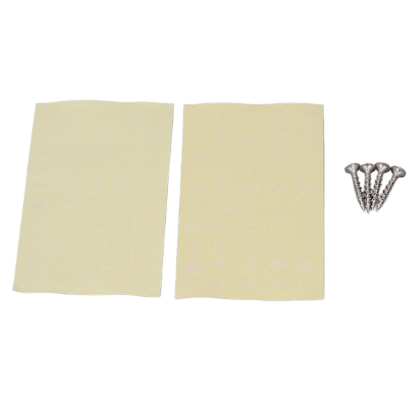 Vippekontaktpanel 6 Gang Vandtæt 5-polet Til/Fra Bilskifter 12V‑24V Blå LED