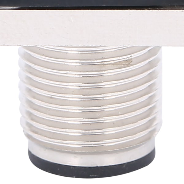 Vandafvisende Stik 8-polet Kvadratisk Flans M12 Gevind Kabel Aviation Stik M12HP8