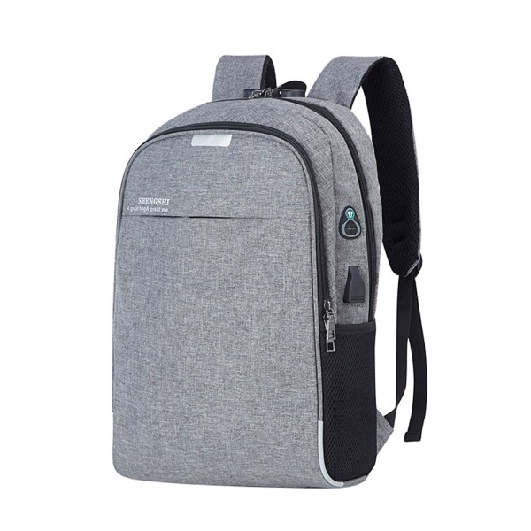 Laptop-rygsæk med USB-opladningsport og tyverisikringslomme