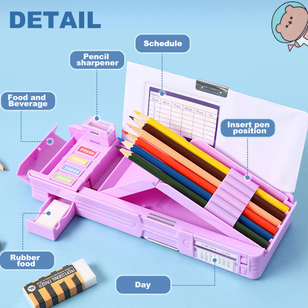 Pop-up case för barn, multifunktionellt brevpapper