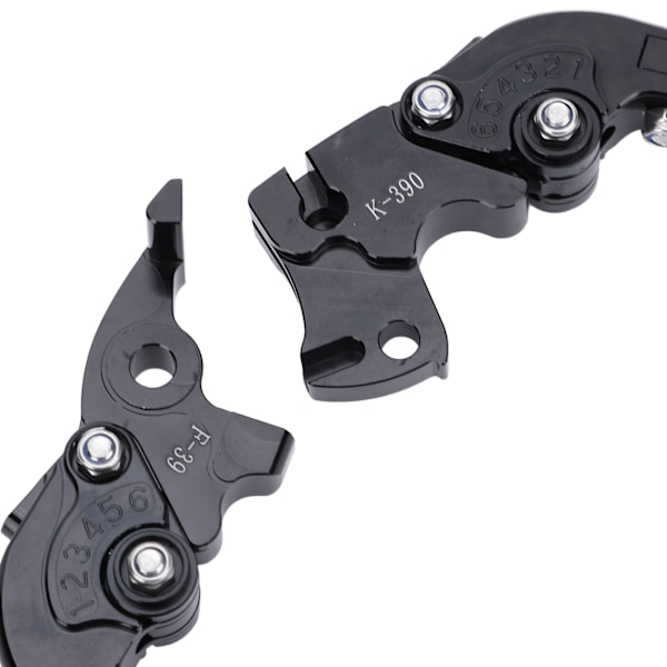 2 st Motorcykel Kopplingsbromsspak Aluminiumlegering Vikbar 6 Växlar Justerbar Styre Huvudcylinder Spak Ersättning för Aprilia RSV4