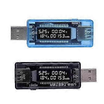 USB-yleismittari USB-virtatesteri Virrantesteri tukee QC2.0:aa, selkeä näyttöruutu, turvallisuusmekanismit