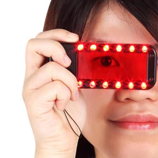 Piilokameran ilmaisin - Anti Spy Finder Suuri infrapunakatselulaite ja 12 erittäin kirkasta punaista LEDiä. Turvallisuus ja yksityisyys hotelleille, kylpyhuoneille