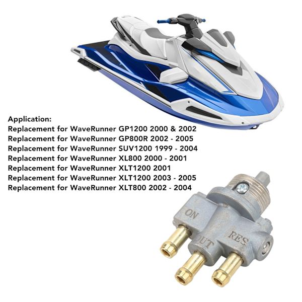 Brændstofhane Samling 66V 24500 00 00 Brændstofhane Udskiftning Til WaveRunner GP1200 GP800R XL800 XLT1200 XLT800