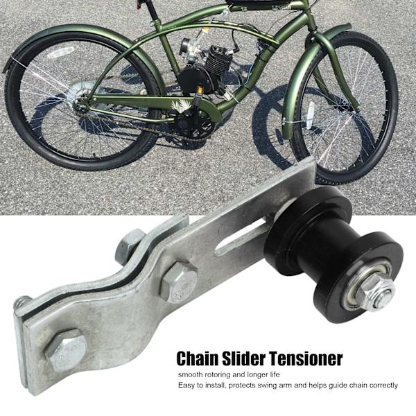 Kedjetrådssträckare Rulle Tungt Arbetsläge Justerare för 49cc 66cc 80cc Cykelmotor Motoriserad Cykel Svart