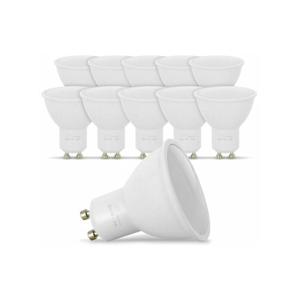 GU10 LED-lampor, 5W, motsvarande 50W halogen, 120° spridningsvinkel, 110 volt, ej dimbara, naturligt vitt 4000K, för vardagsbruk i hem och