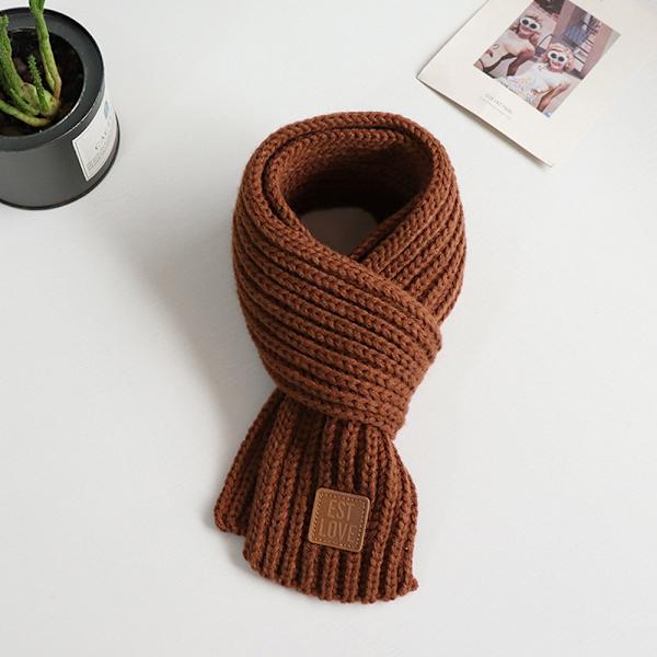 Vinter baby hals skjerf høst vinter ullskjerf coffee