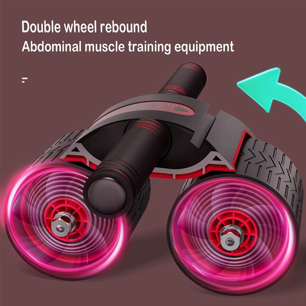 Stålrør, gummi, ABS abdominal hjul, automatisk rebound